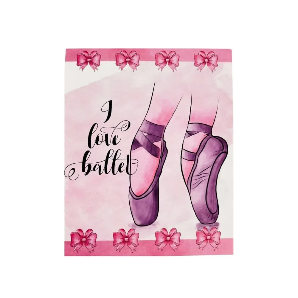 Set X10 Tarjeta Invitaciones Ballet