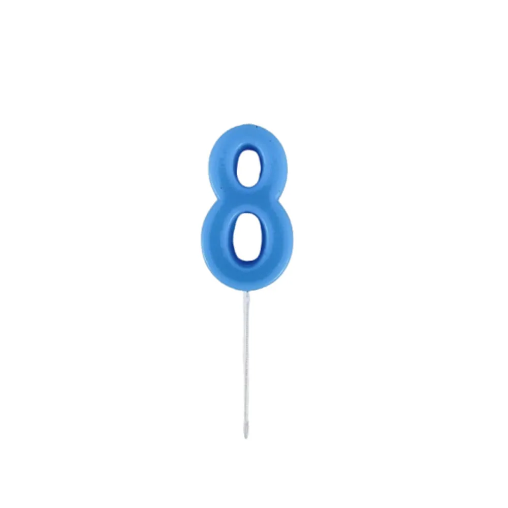 Vela Neon Numero 8