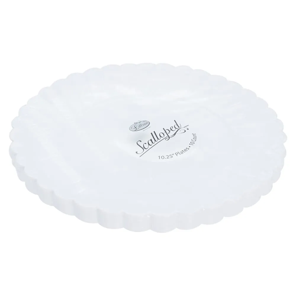 Plato Perla X10 25 Cm