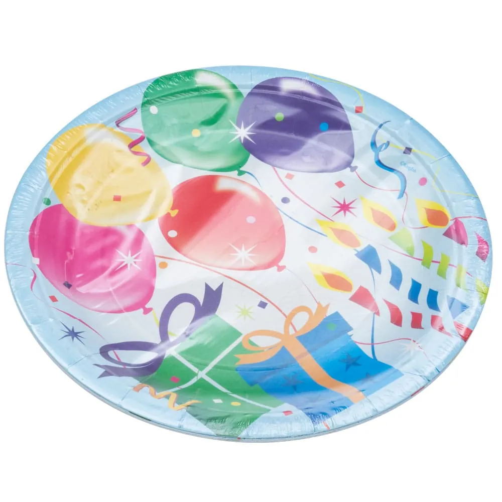 Plato Globos X8 22 Cm