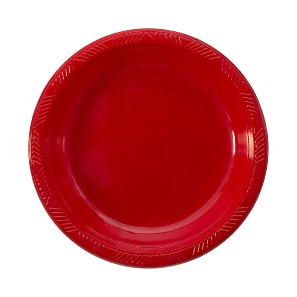 Plato Deluxe Oxo Grande Rojo X10