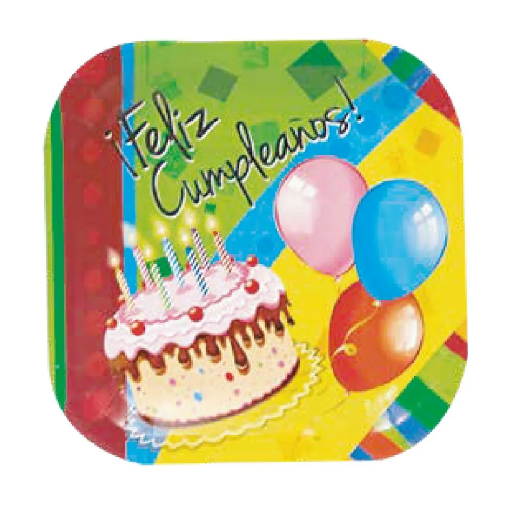 Plato X8 15 Cmcumpleaños
