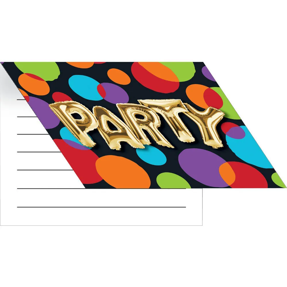 Tarjeta De Invitacion Happy Birthday