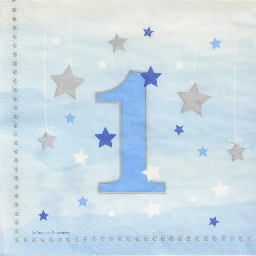 Servilleta Azul Pequeña Estrella X16