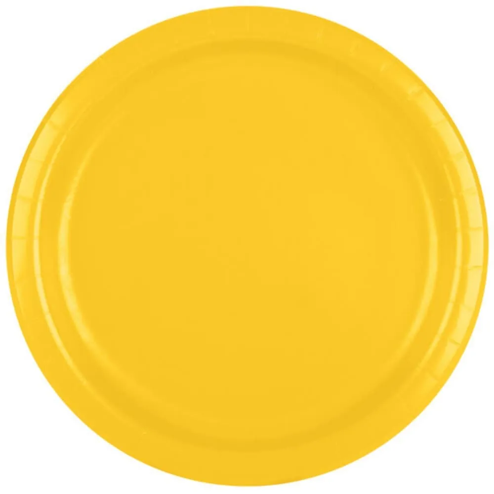 Plato Amarillo X8 22.86 Cm