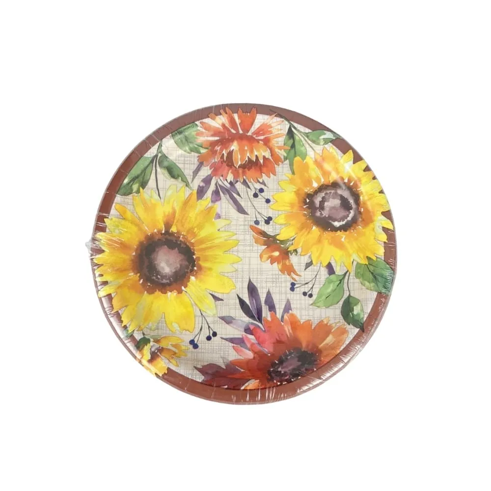 Platos Flores X8 22 Cm