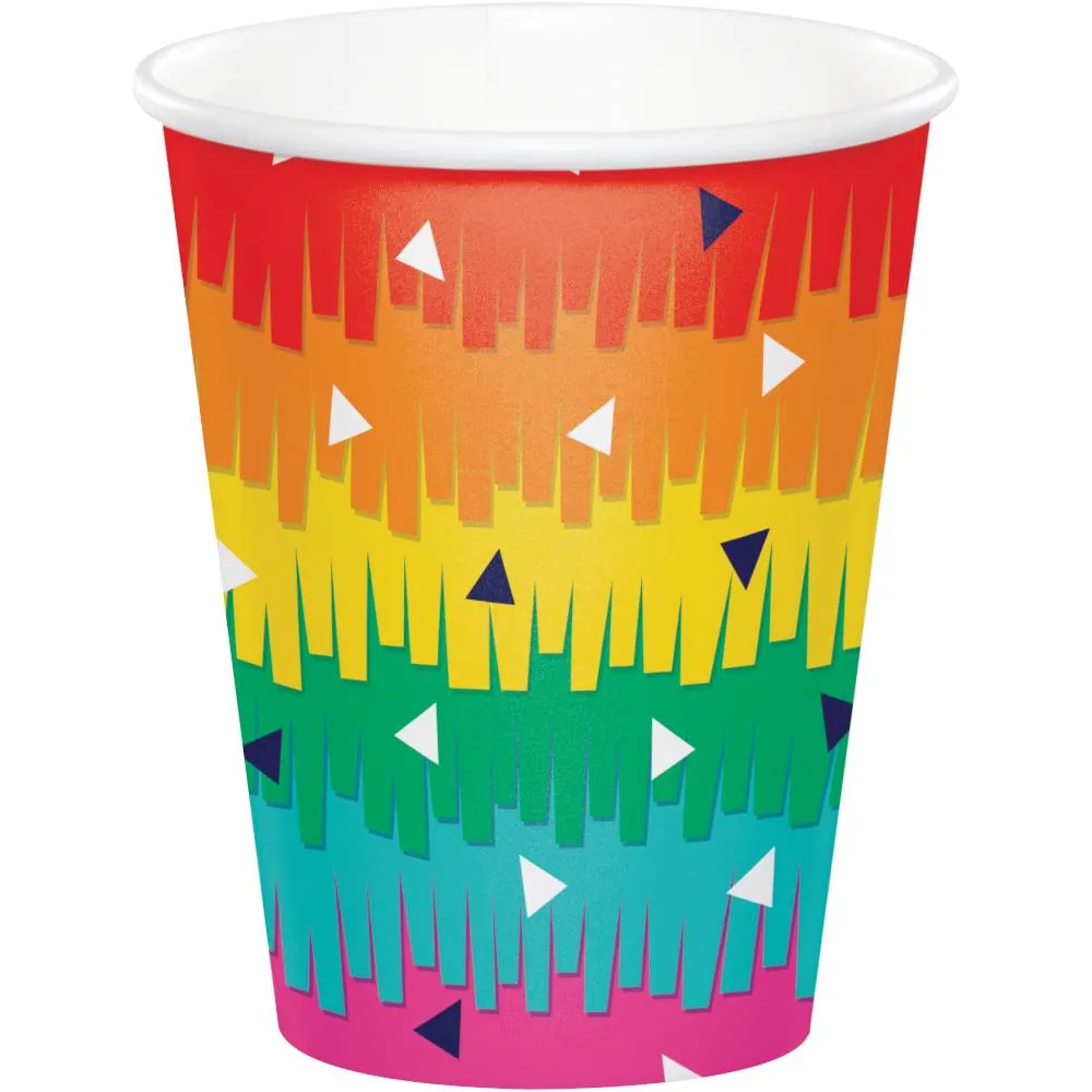Vasos Piñata Mexicana X8