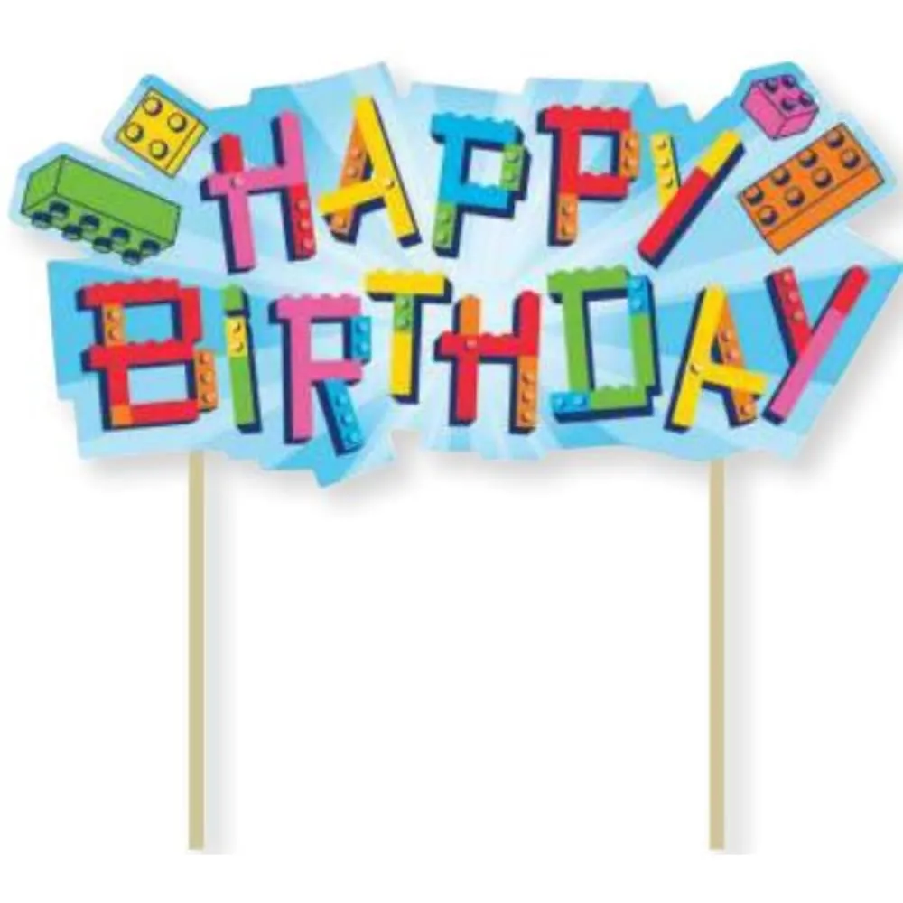 Pick Happy Birthday Bloque Construcción