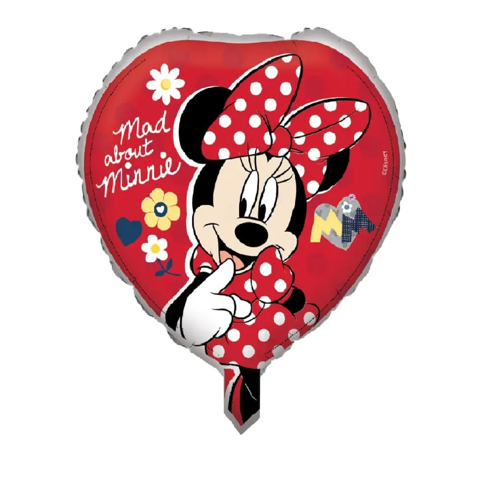 Globo Corazon Rosado Minnie 45X45 CM