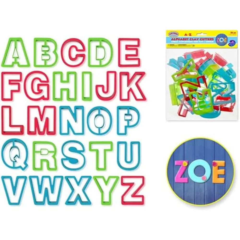 Set Moldes Letras Plasticas