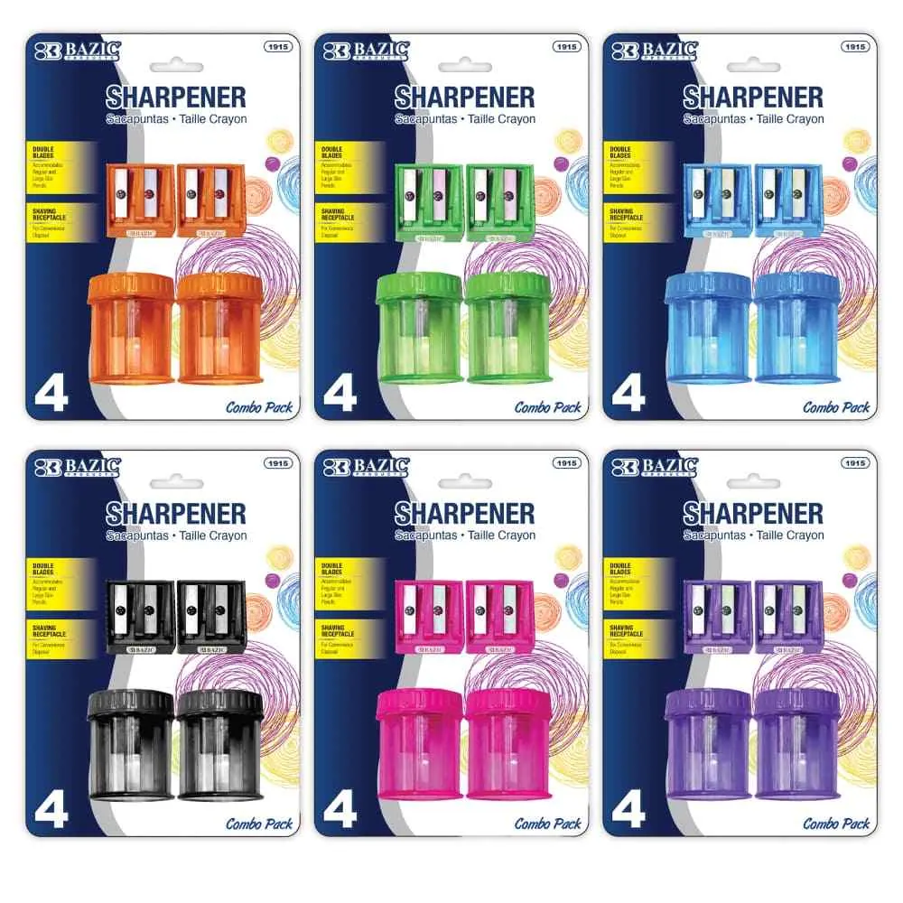 Sacapuntas X4 Recipiente
