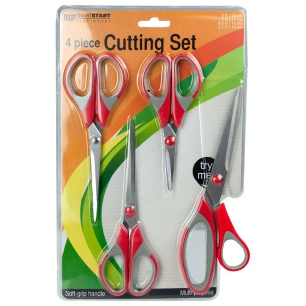 Set Tijeras Multiusos 4Pcs