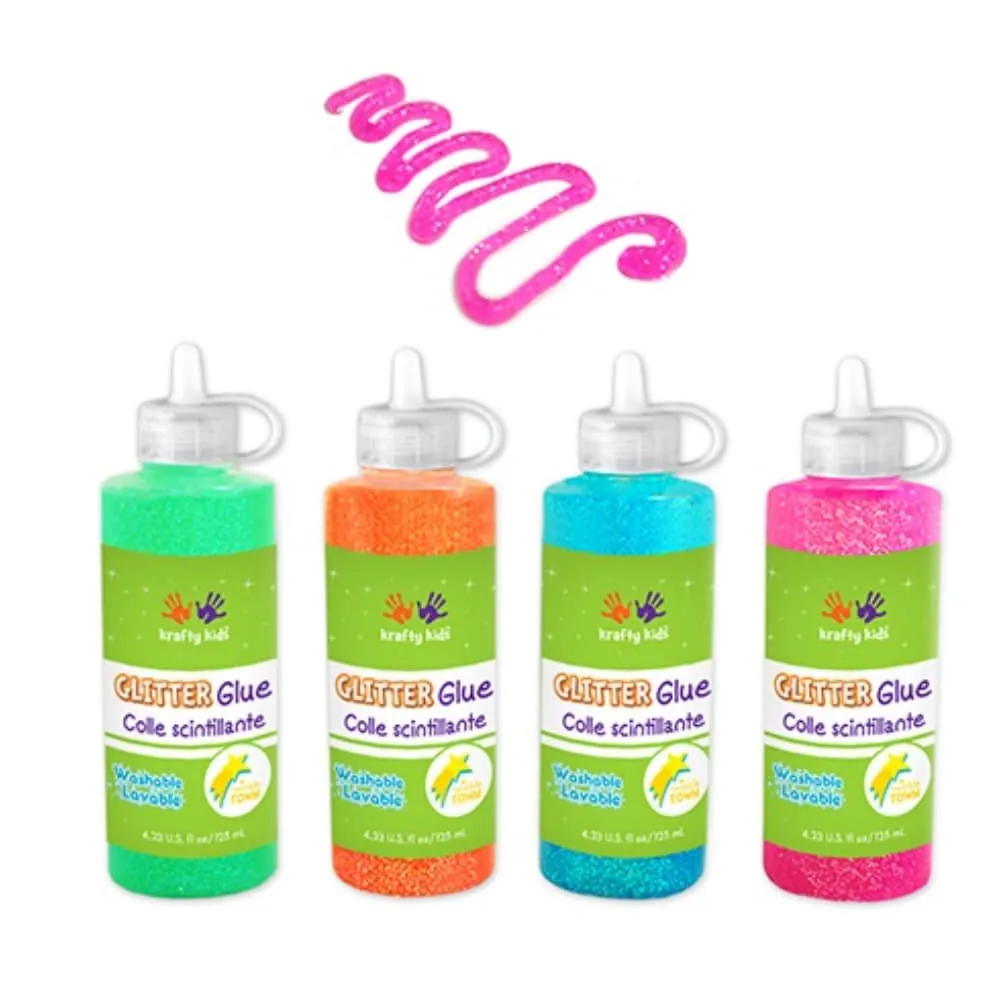 Escarcha Con Pegante Neon 125 Ml Surtido