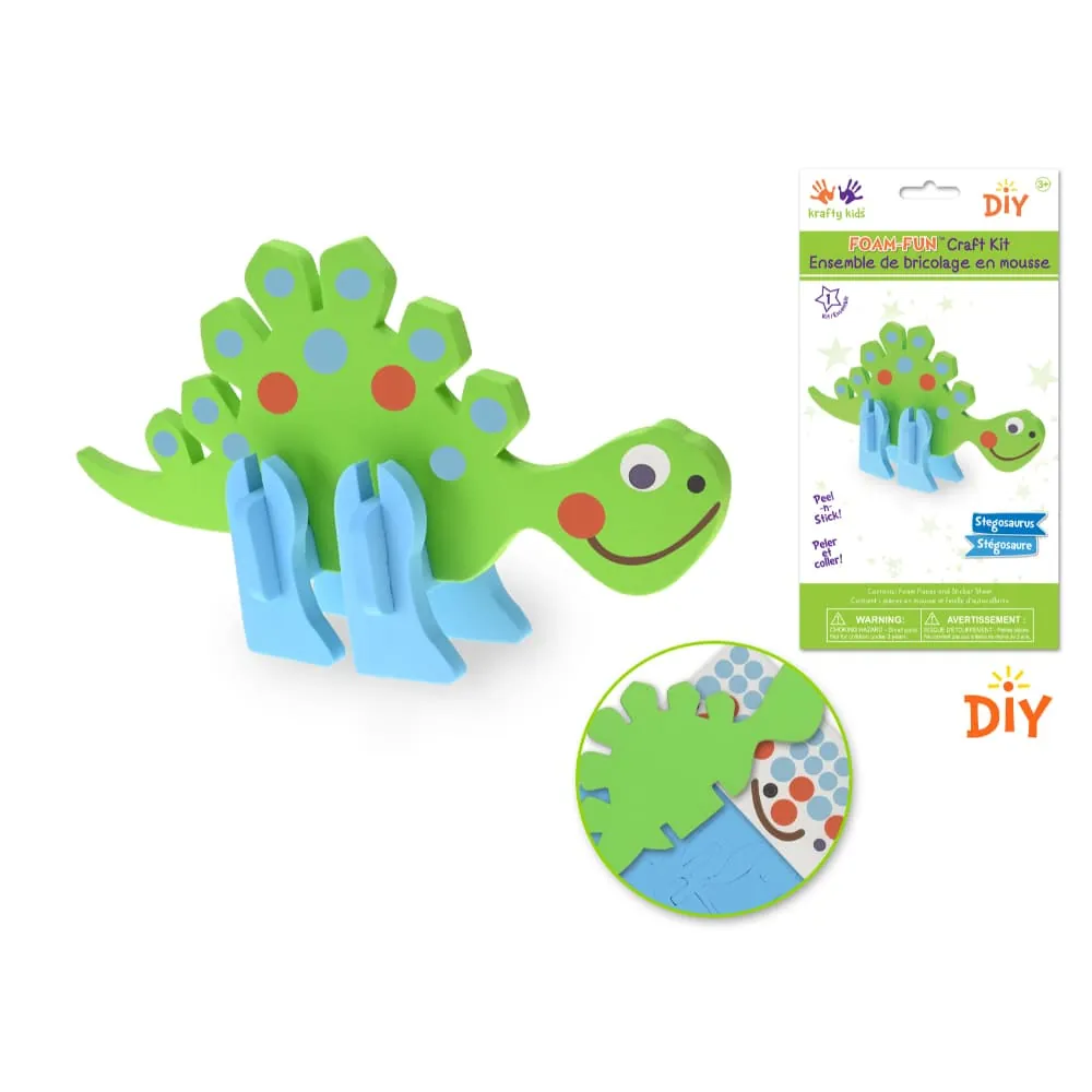 Foami Armable Dinosaurio 3D