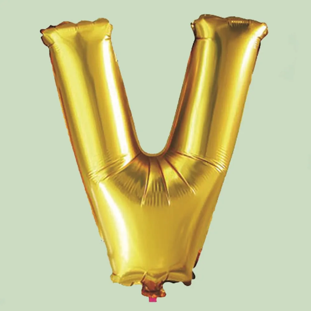 Globo Dorado V 40 Cm