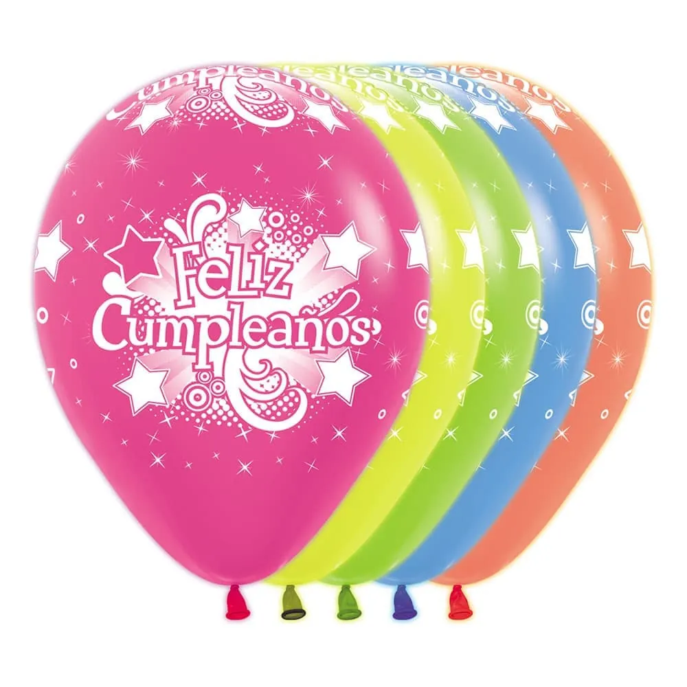 Globo Feliz Cumpleaños R-12 X12