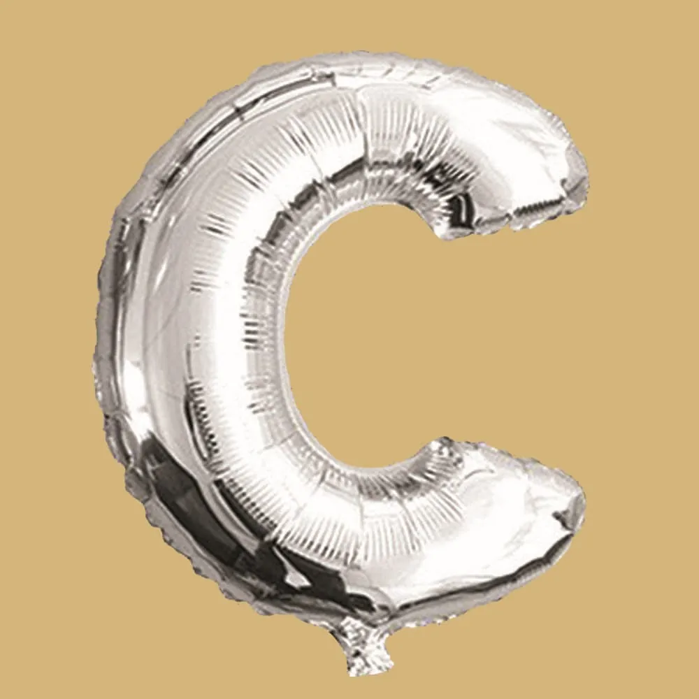 Globo Plateado C 40 Cm