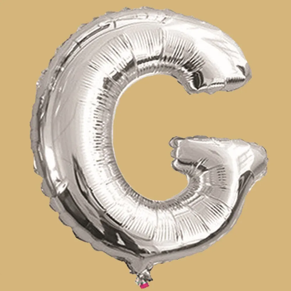 Globo Plateado G 40 Cm