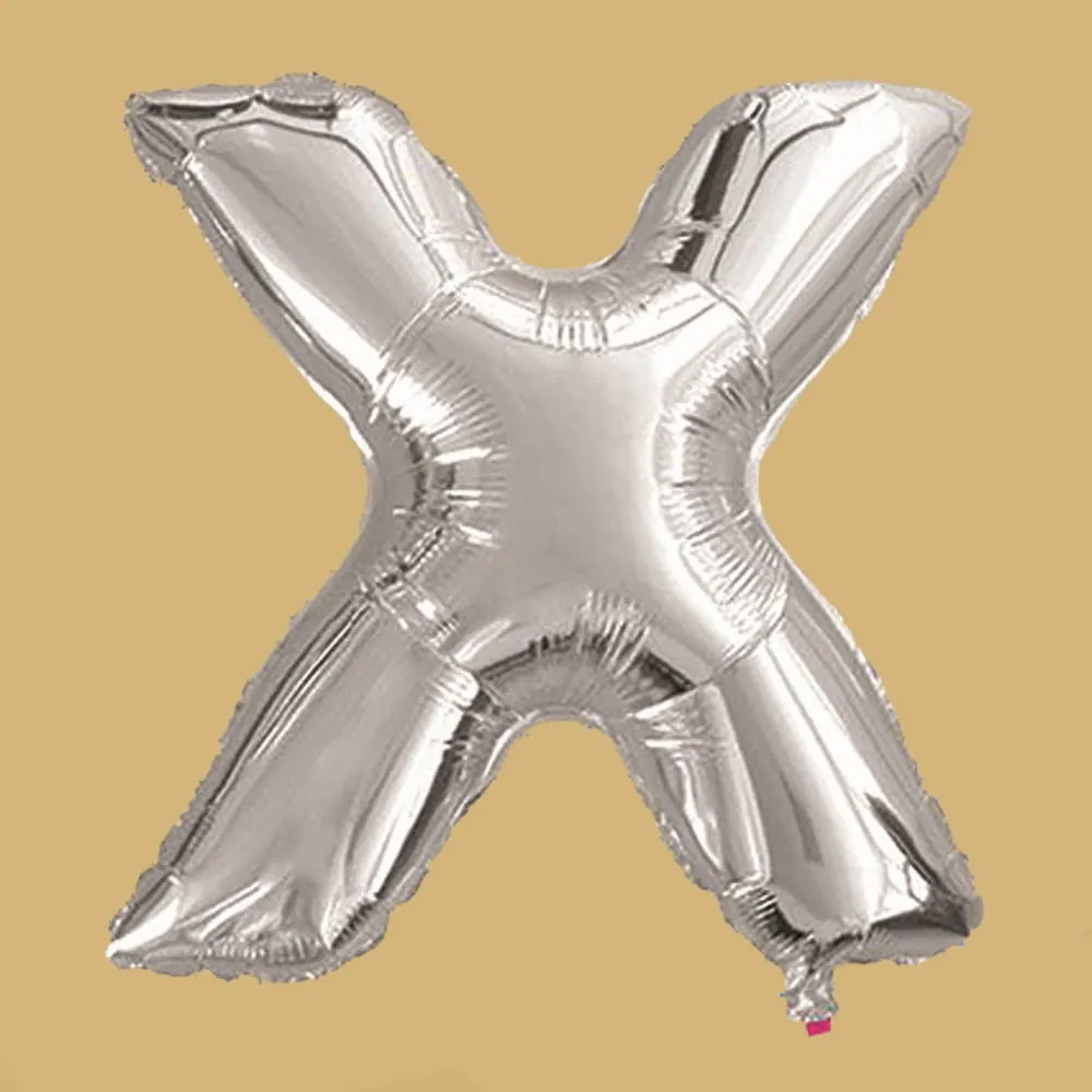 Globo Plateado X 40 Cm