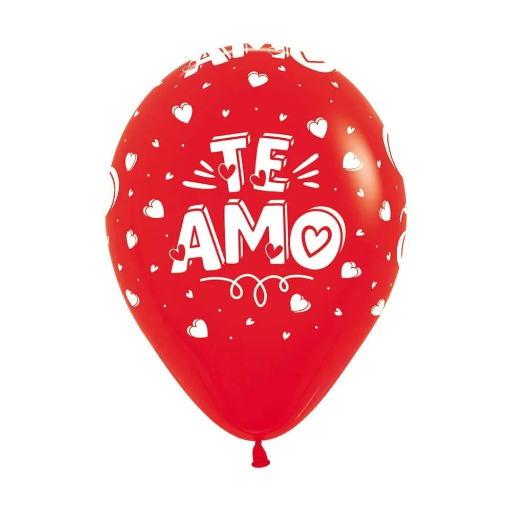 Globo Te Amo Rojo R-12 X12