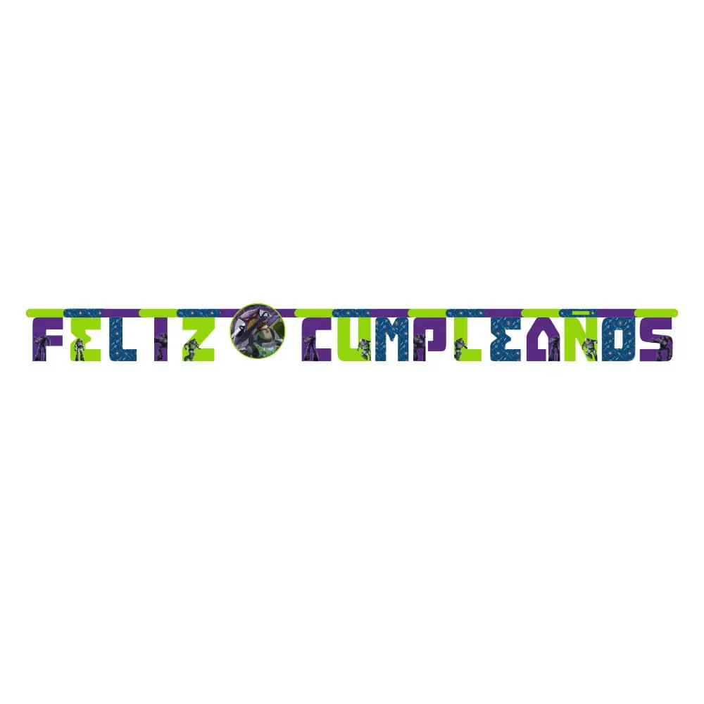 Guirnalda Feliz Cumpleaños Buzz Lightyear