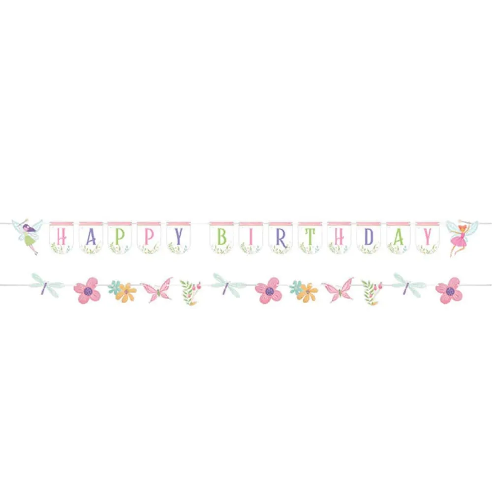 Guirnalda Hadas Happy Birthday