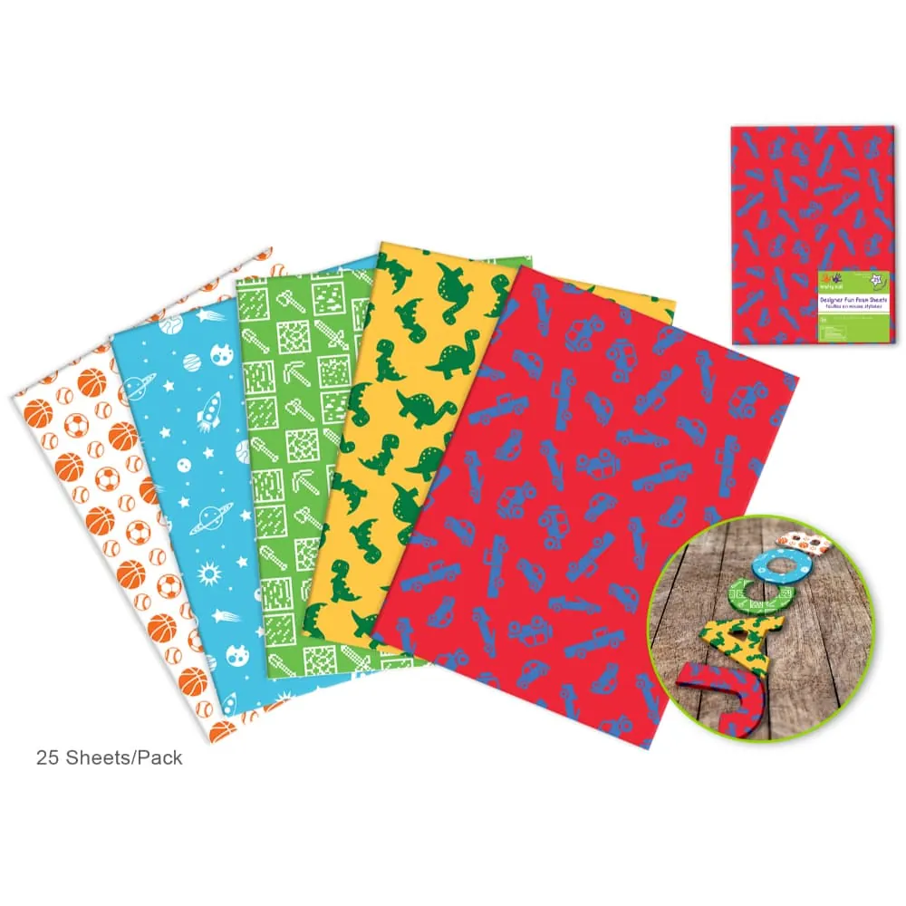 Hoja Foami Diseño Niño