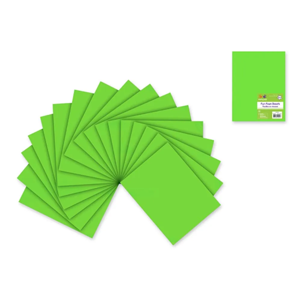 Hoja Foami Verde Claro