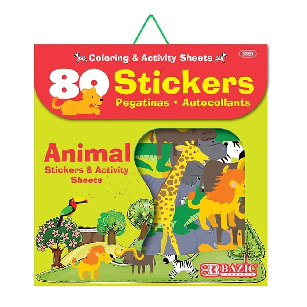 Libro Stickers Animales X80