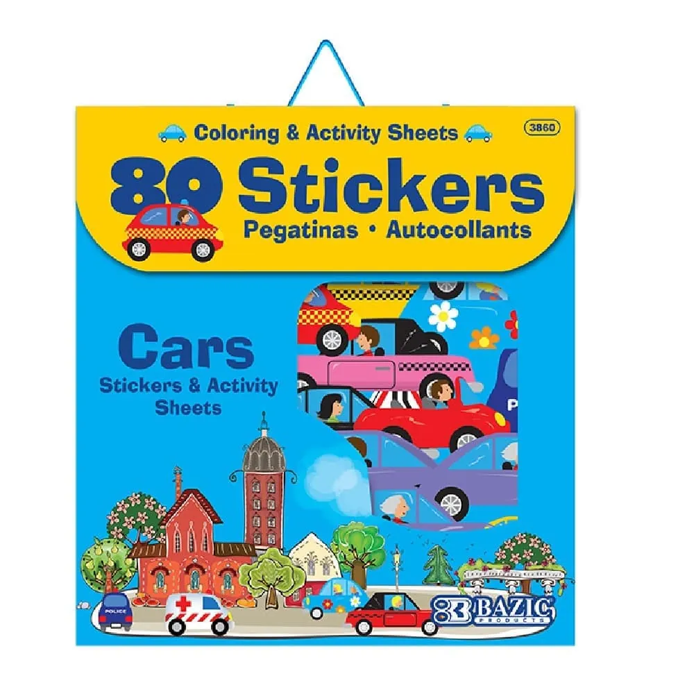 Libro Stickers Carro X80