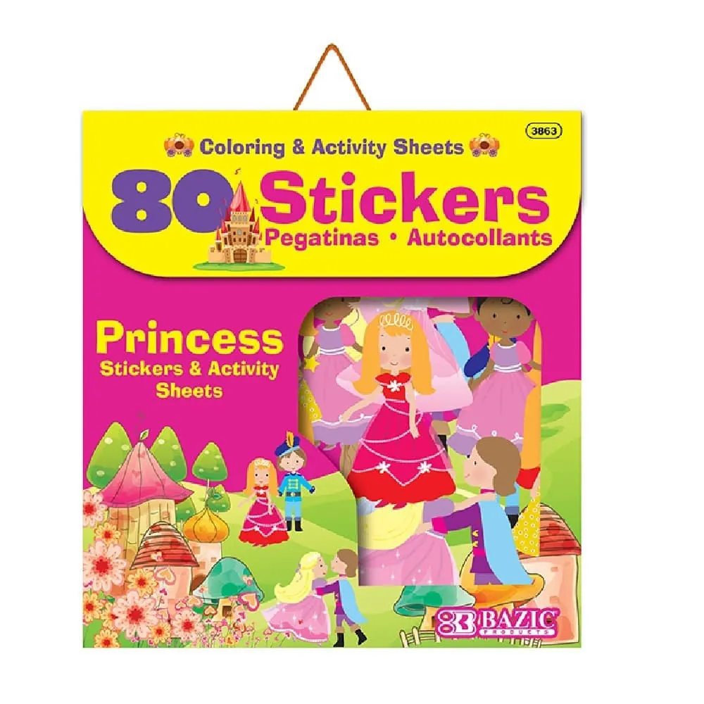Libro Stickers Princesas X80