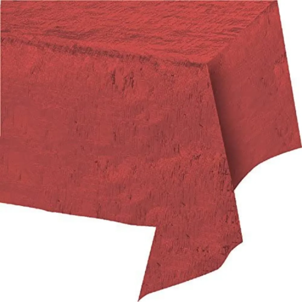Mantel Metalico Rojo 130X270 Cm