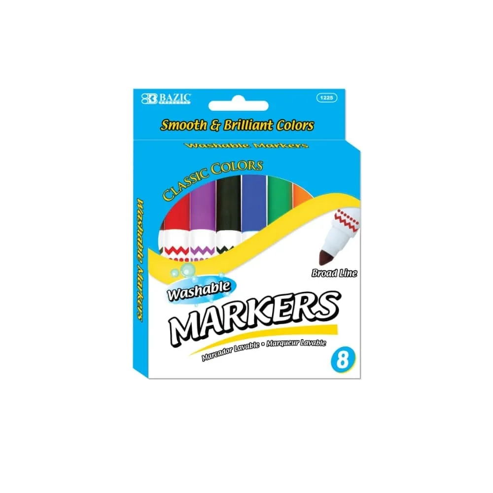 Marcador Jumbo Lavables X8