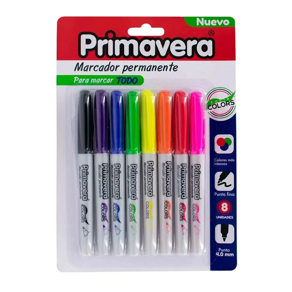 Marcador Permanente X8