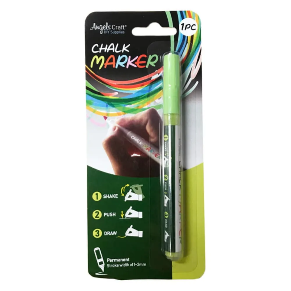 Marcador Verde De Tiza