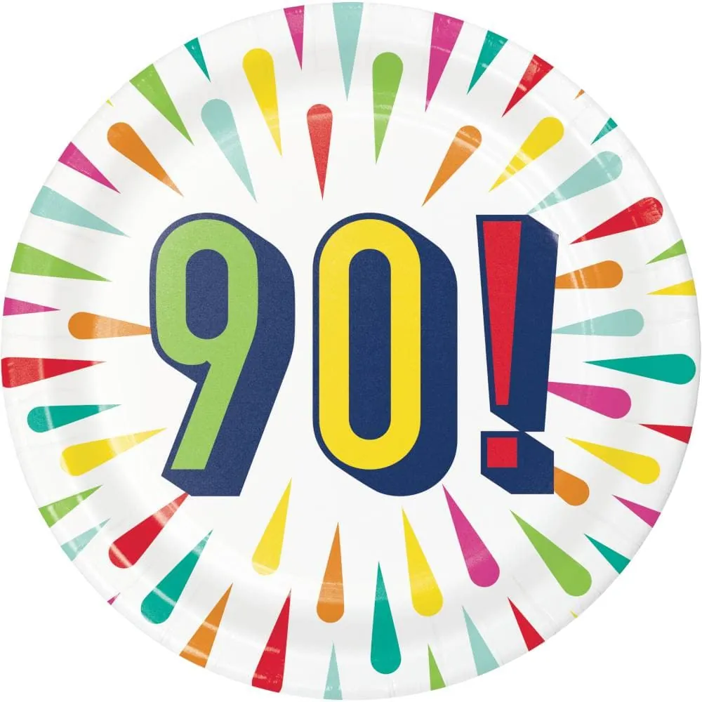 Plato 90 Años x8