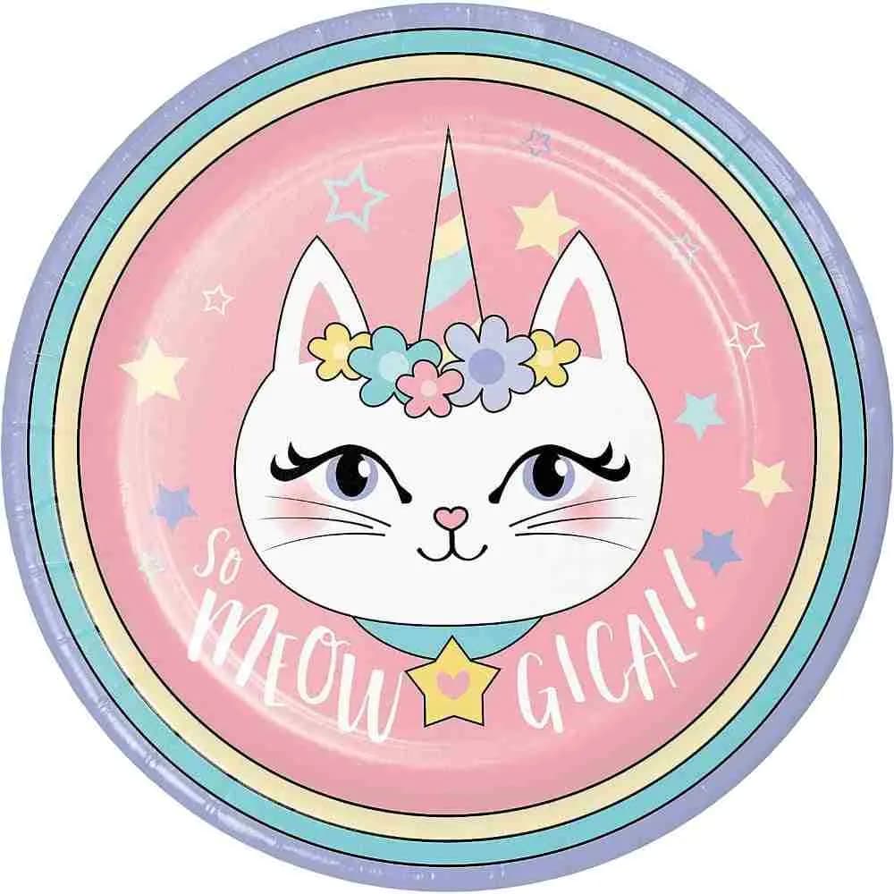 Platos Caticorn X8 22 Cm