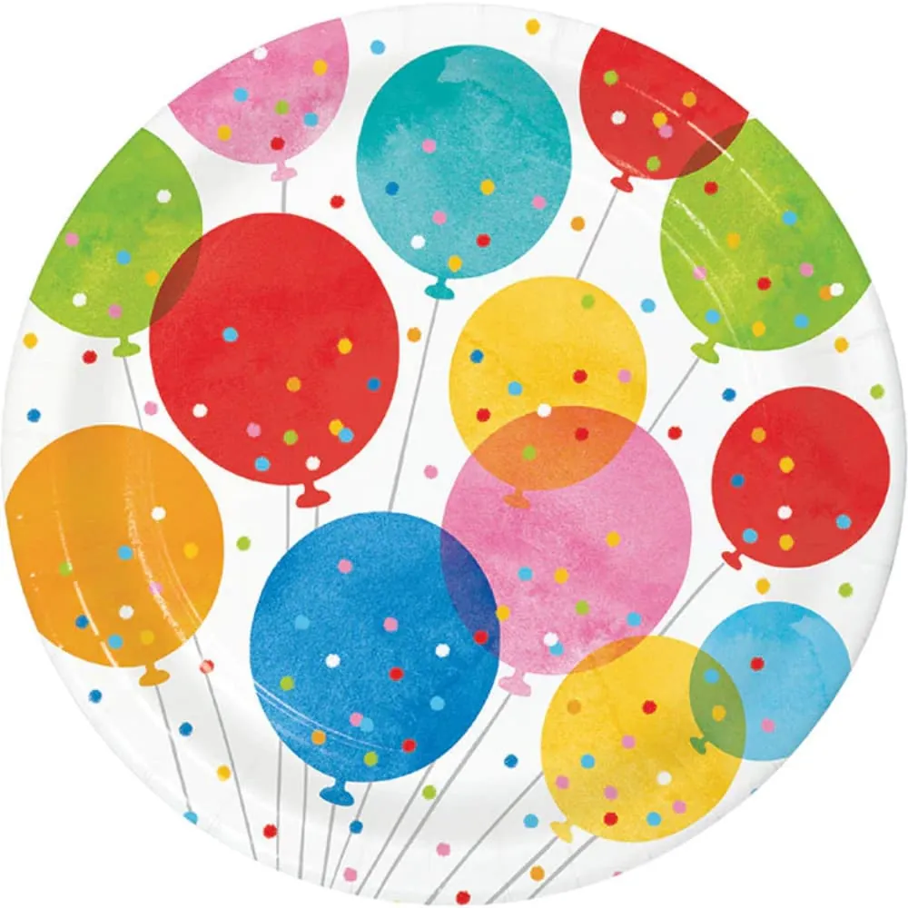 Platos Globos X8 22 Cm