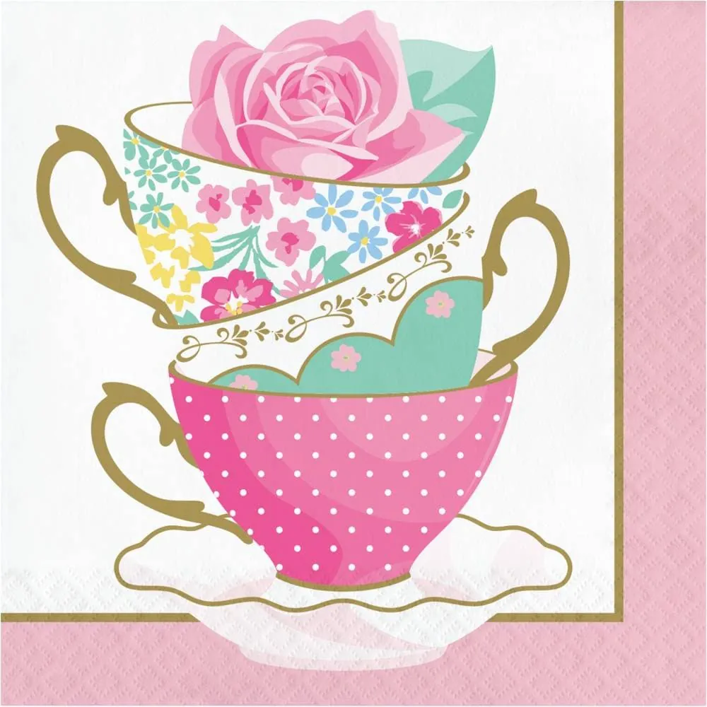 Servilletas Floral Te x16