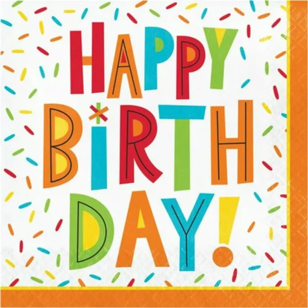 Servilletas Happy Birthday X16