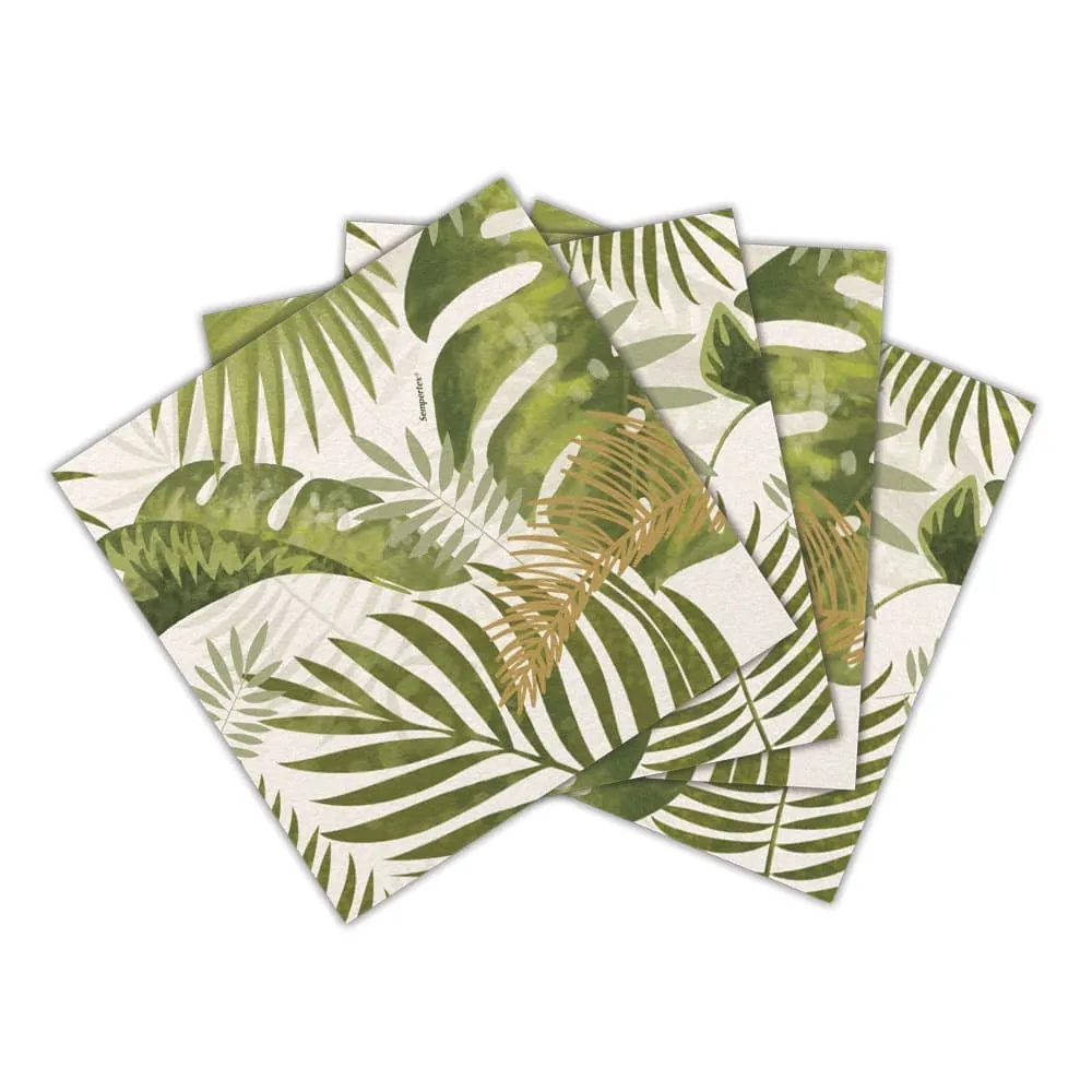 Servilletas Hojas Tropical X16