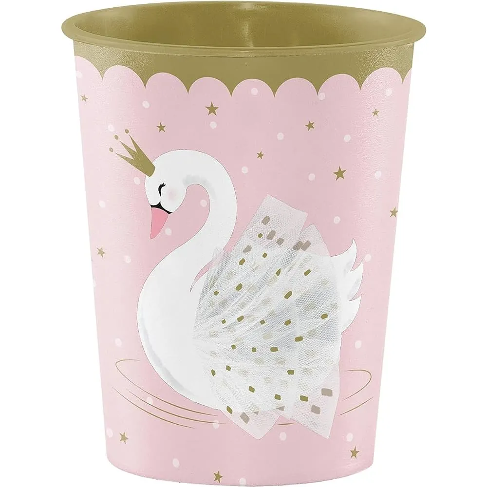 Vaso Rosado Cisne