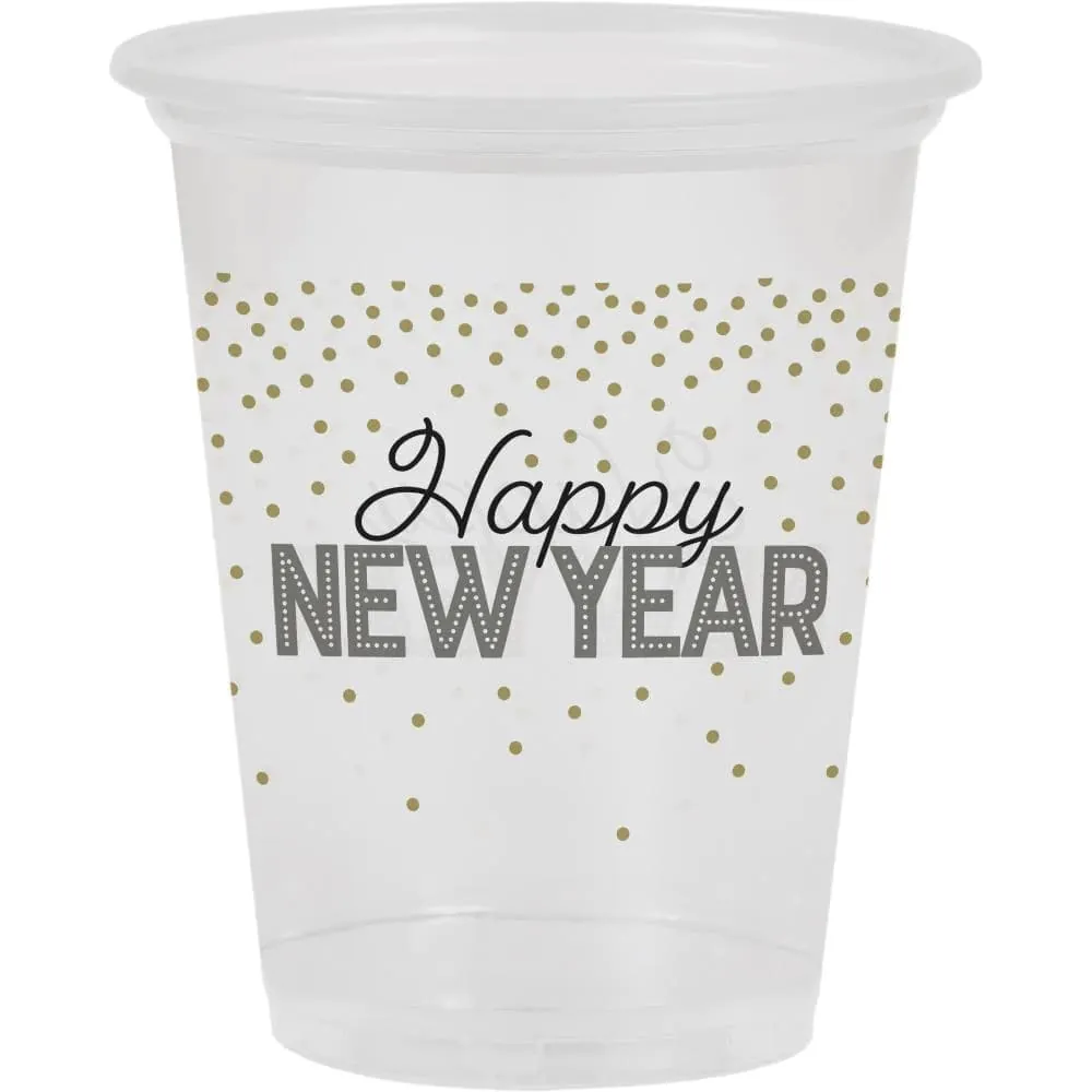 Vasos Happy New Year X8