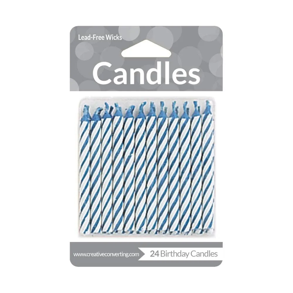 Vela Azul Candy X24