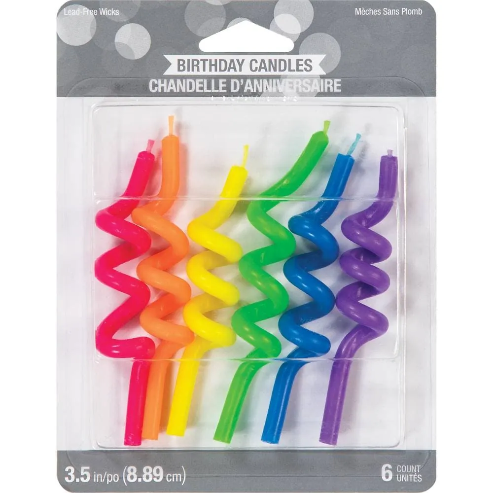 Vela Espiral Neon X6