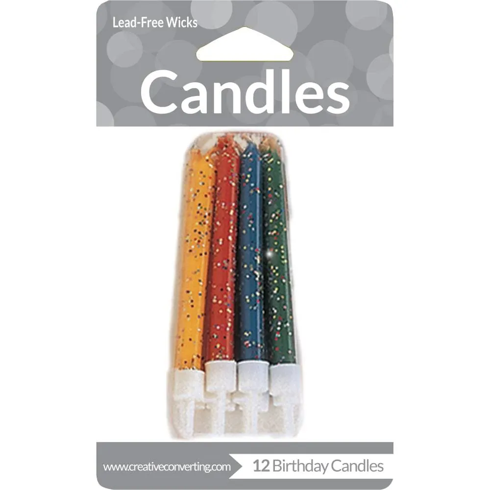 Velas Escarchada X12