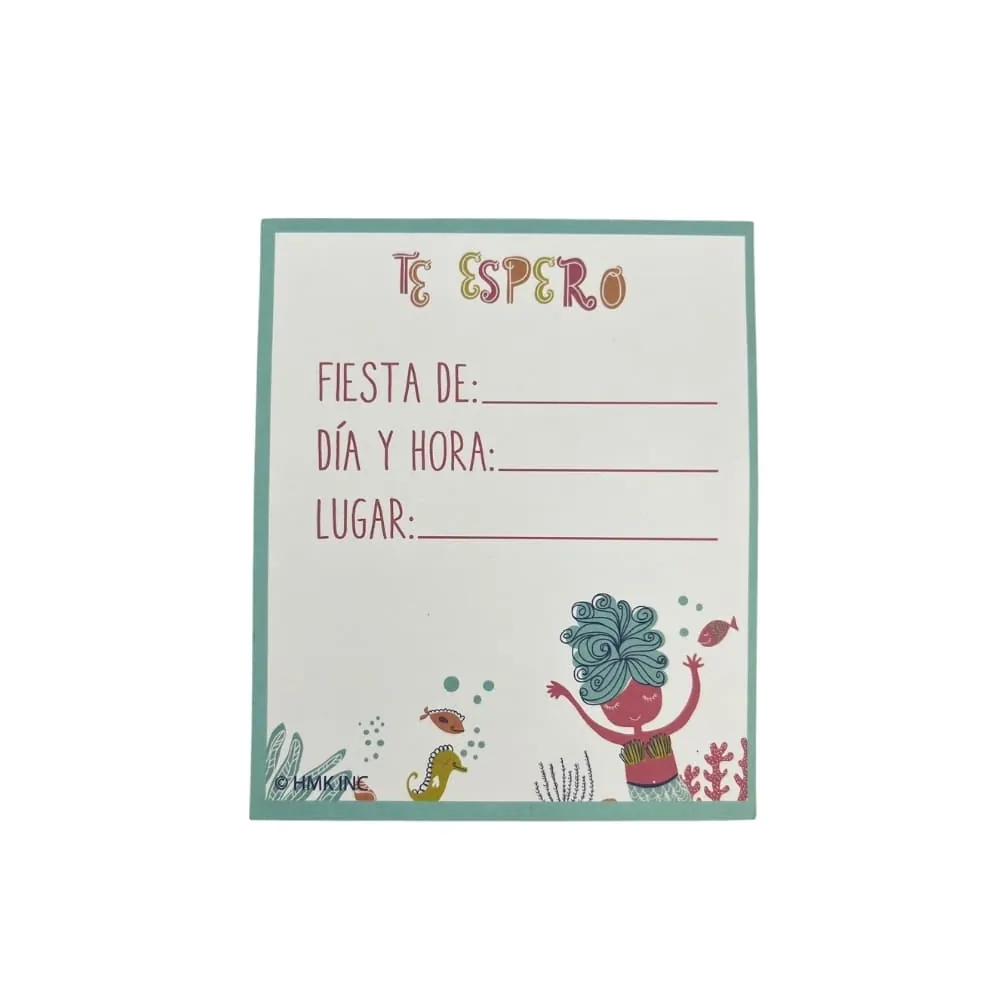 Set X12 Tarjeta Invitaciones Baby Shower Ballena Rosada