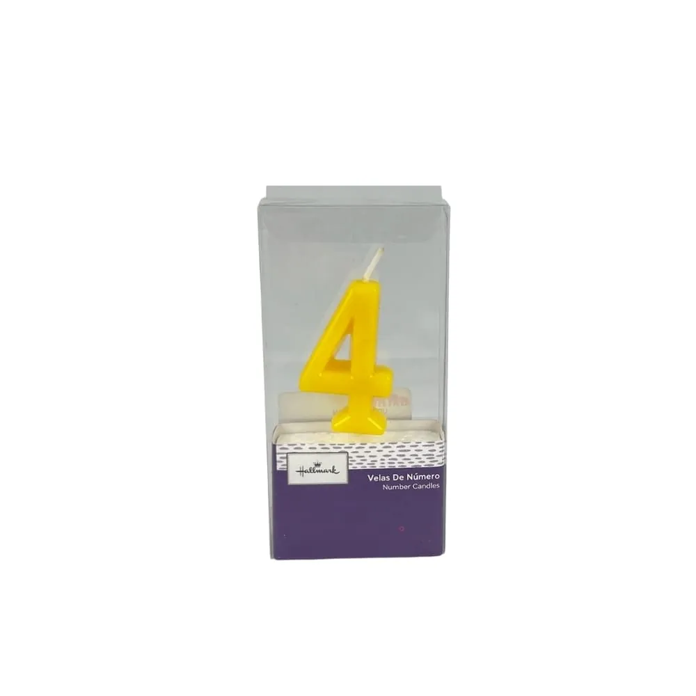Vela Neón Número 4