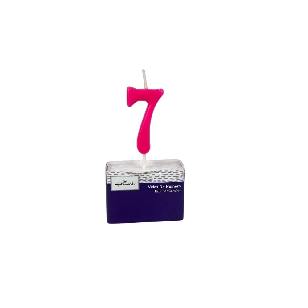 Vela Neón Número 7