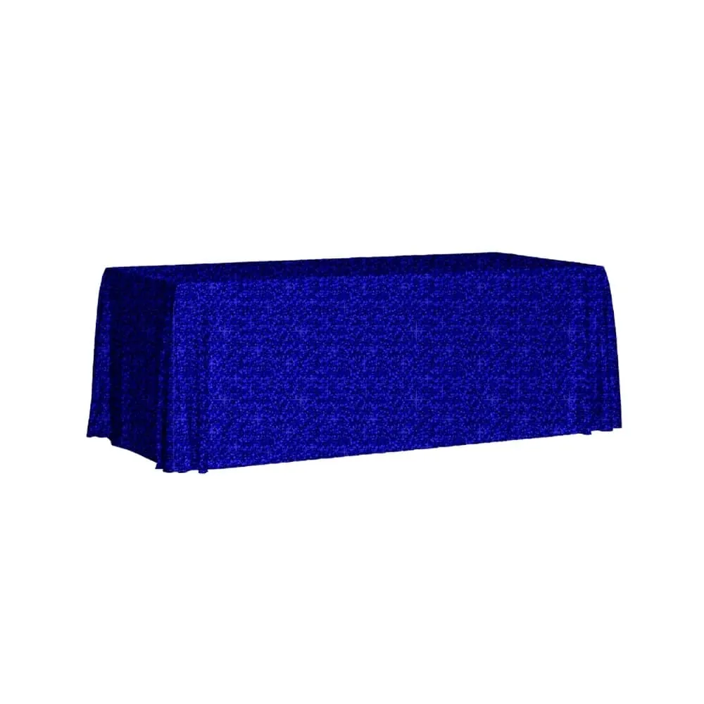 Mantel Azul Glitter 106X206 Cm